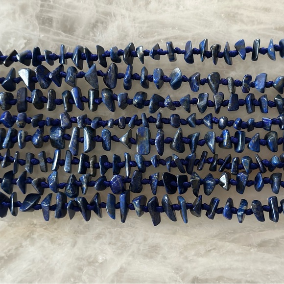 Lapis Lazuli Natural Gemstone 16in Strand - Picture 7 of 9